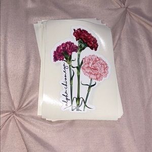 AXO alpha chi omega carnation sticker